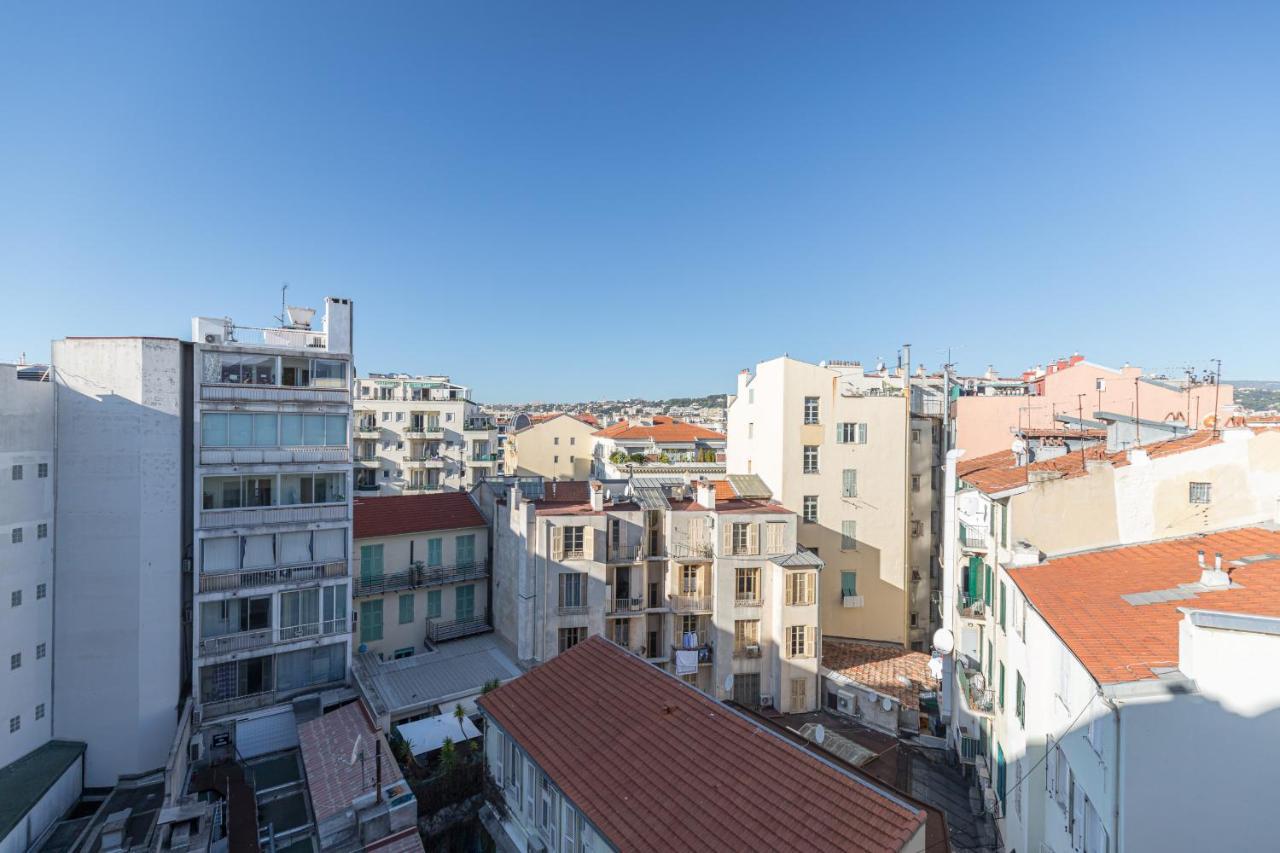 SMARTBNB - Dernier etage Ascenseur - 1 min Plage et Zone Pietonne Nice Extérieur photo